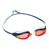 Очки для плавания Fastlane линзы Titanium (зеркальные линзы; navy/red)